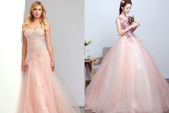 5 mẫu váy cưới màu giúp cô dâu tỏa sáng trong ngày cưới