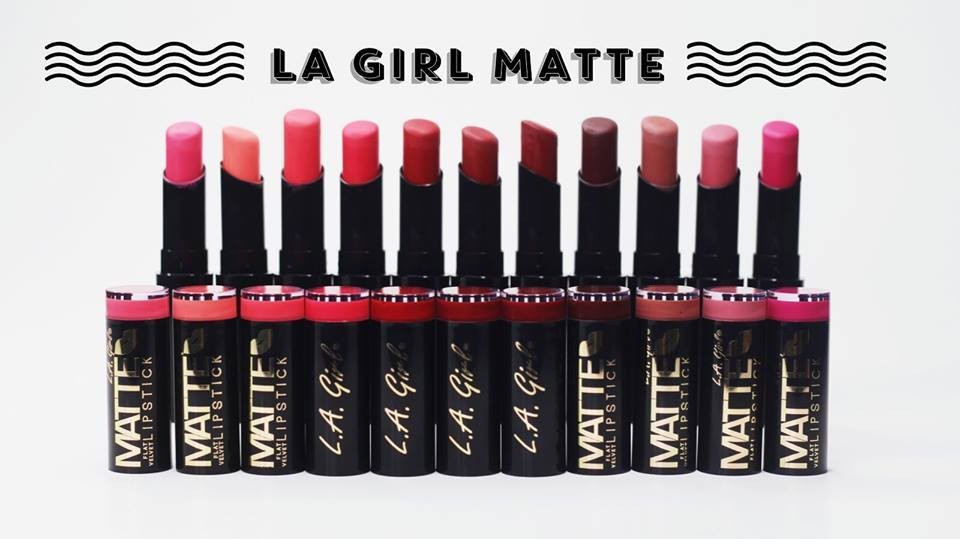 Review thỏi son drugstore đang hot : LA girl matte flat velvet lipstick