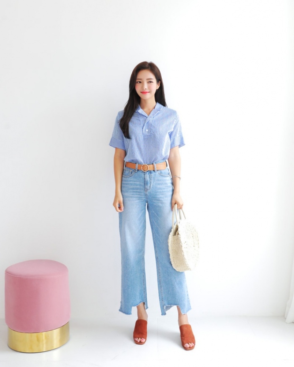 7 kiểu quần jeans dẹp ngay nỗi lo chân ngắn